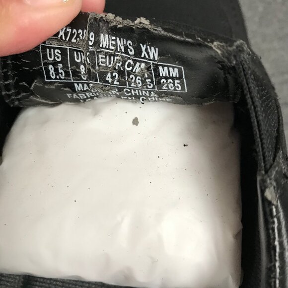 Rockport adiPRENE by adidas Black Leather Slip-On Penny Loafers Shoes Men 8.5 XW - Picture 5 of 7